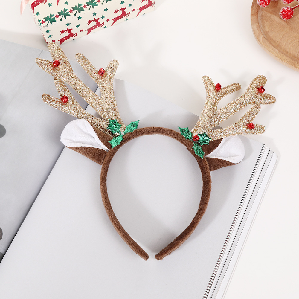1pcs  Adults Women Girls Deer  - Reindeer Antlers Headband avaliação e preço