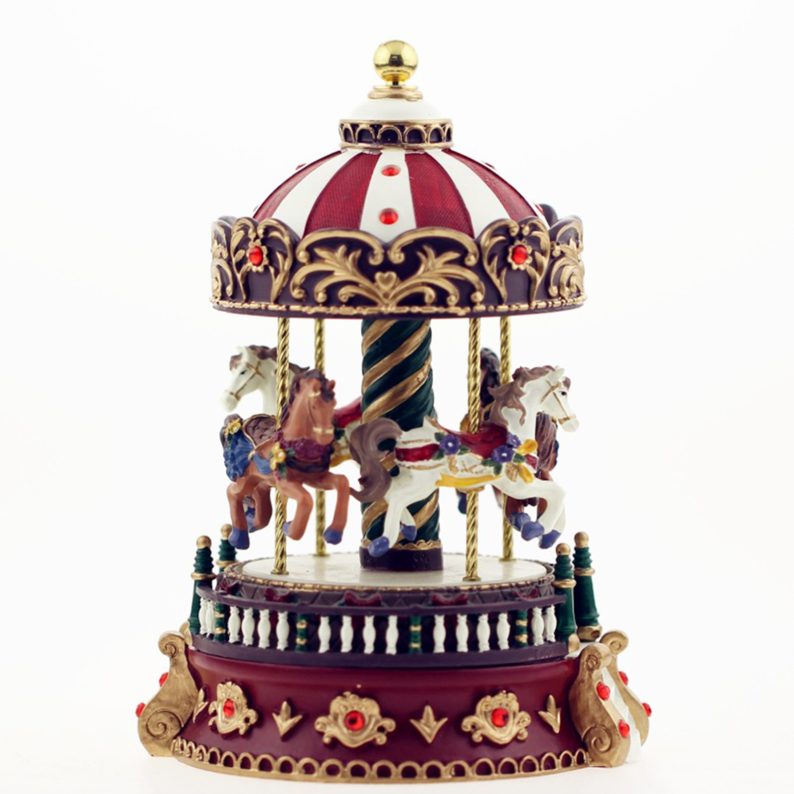Creative Resin Crafts Ornament - Snow Globe Musical avaliação e preço