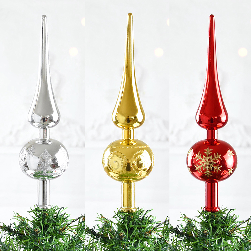 23cm Christmas Tree Topper Red - Star Tree Topper avaliação e preço