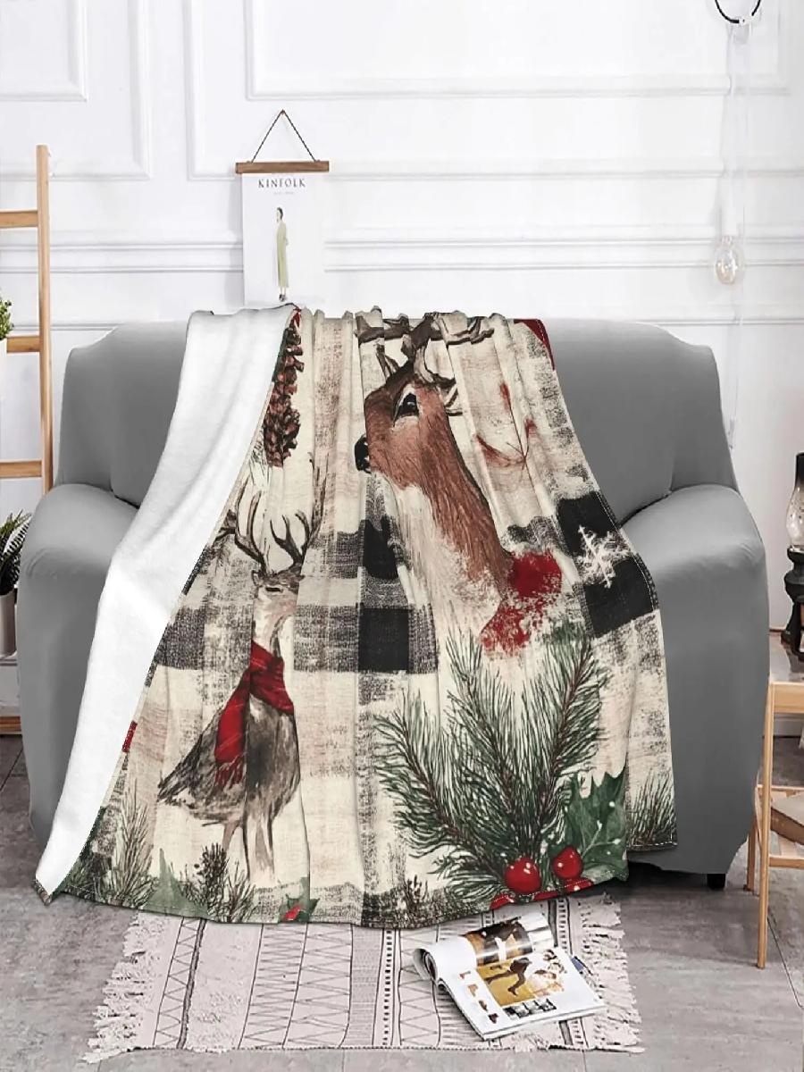 Throw Blanket for Couch UltraS - Christmas Throw Blanket avaliação e preço
