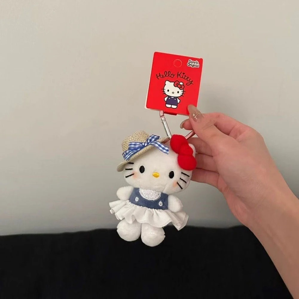 Hello Kitty Sanrio 10Cm Keycha - Santa Hat Plush avaliação e preço