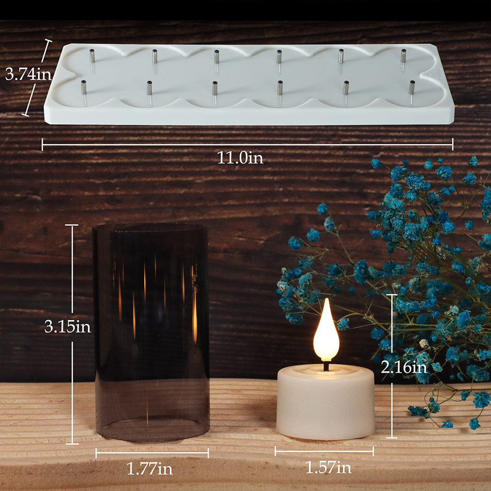 LED Candle Light Rechargeable  - Holiday Candle Set avaliação e preço