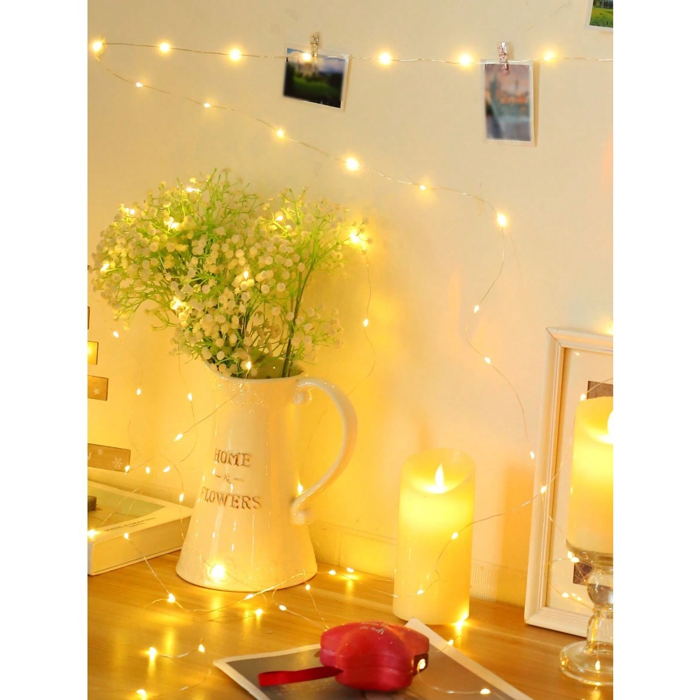 1pc Warm White LED Copper Wire - Led Fairy String Lights avaliação e preço