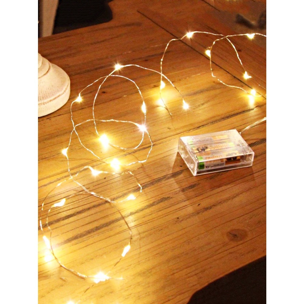 1pc Warm White LED Copper Wire - Led Fairy String Lights avaliação e preço