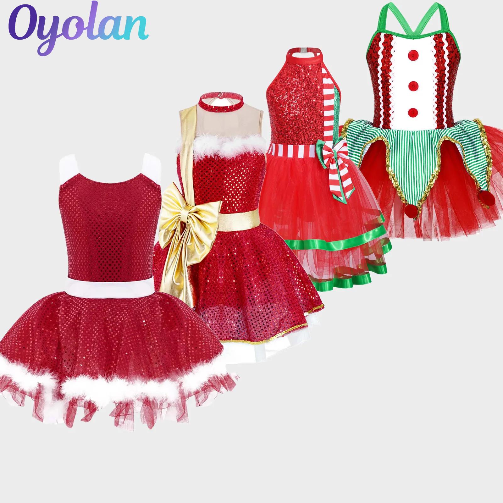 Kids Girls Christmas Xmas Elf  - Elf Costume Christmas avaliação e preço