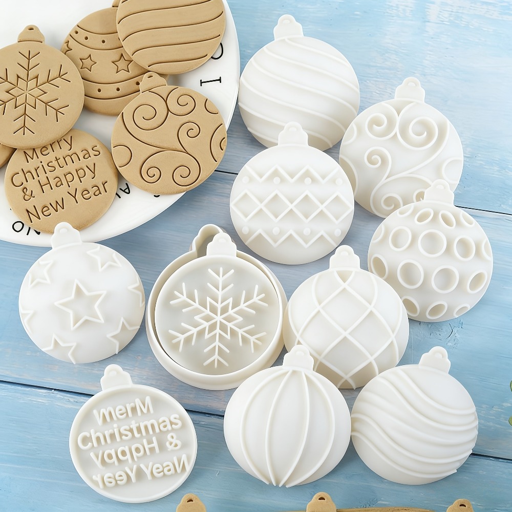 11Pcs Christmas Ornament Cooki - Ornament Ball Set avaliação e preço