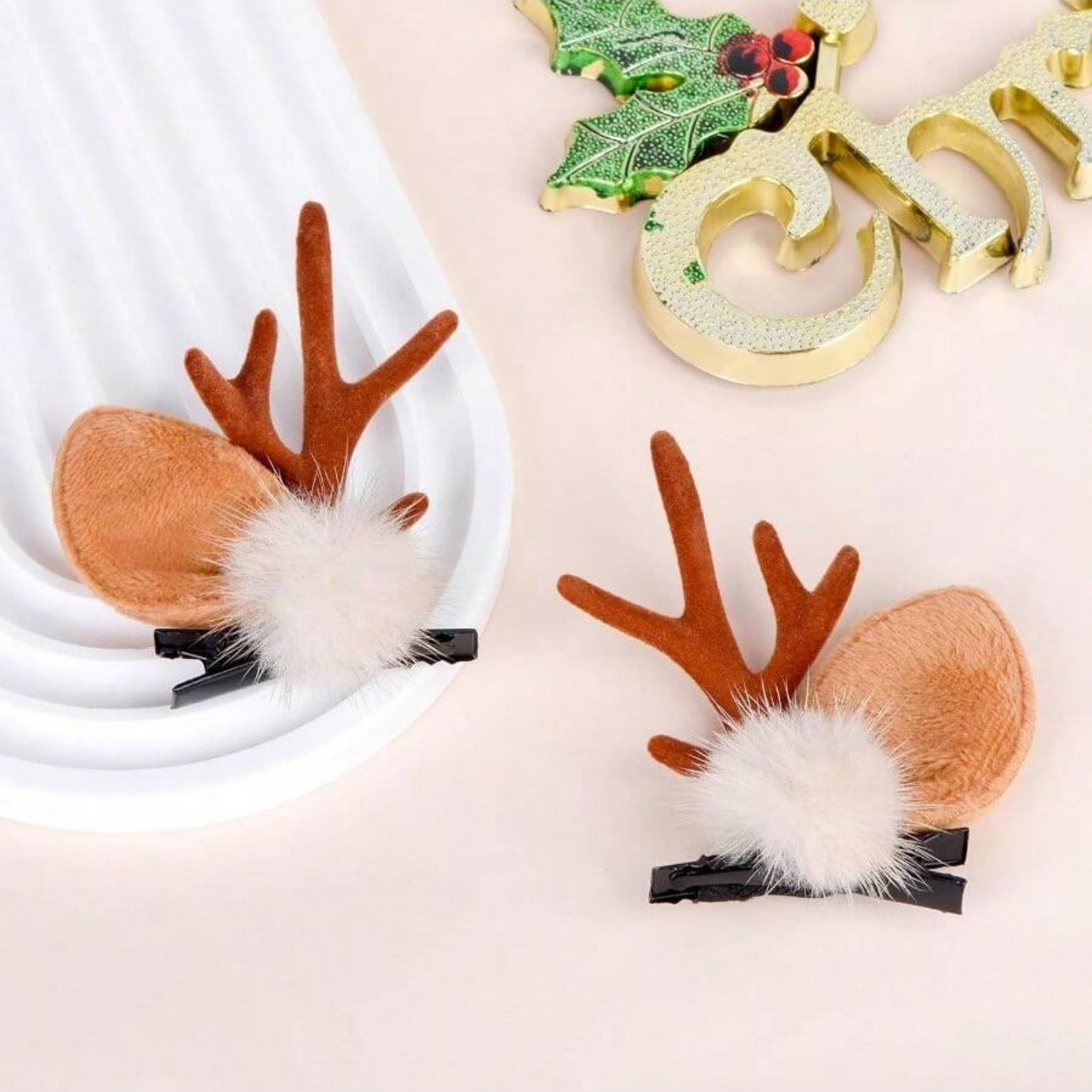 2pcs Christmas Reindeer Antler - Reindeer Antlers Headband avaliação e preço