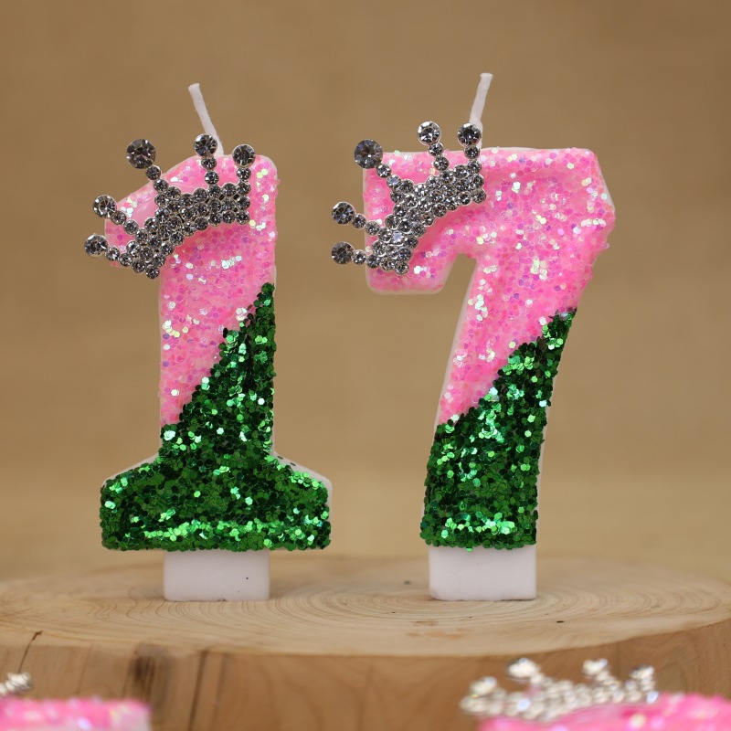 Sparkling Light Green Princess - Holiday Candle Set avaliação e preço
