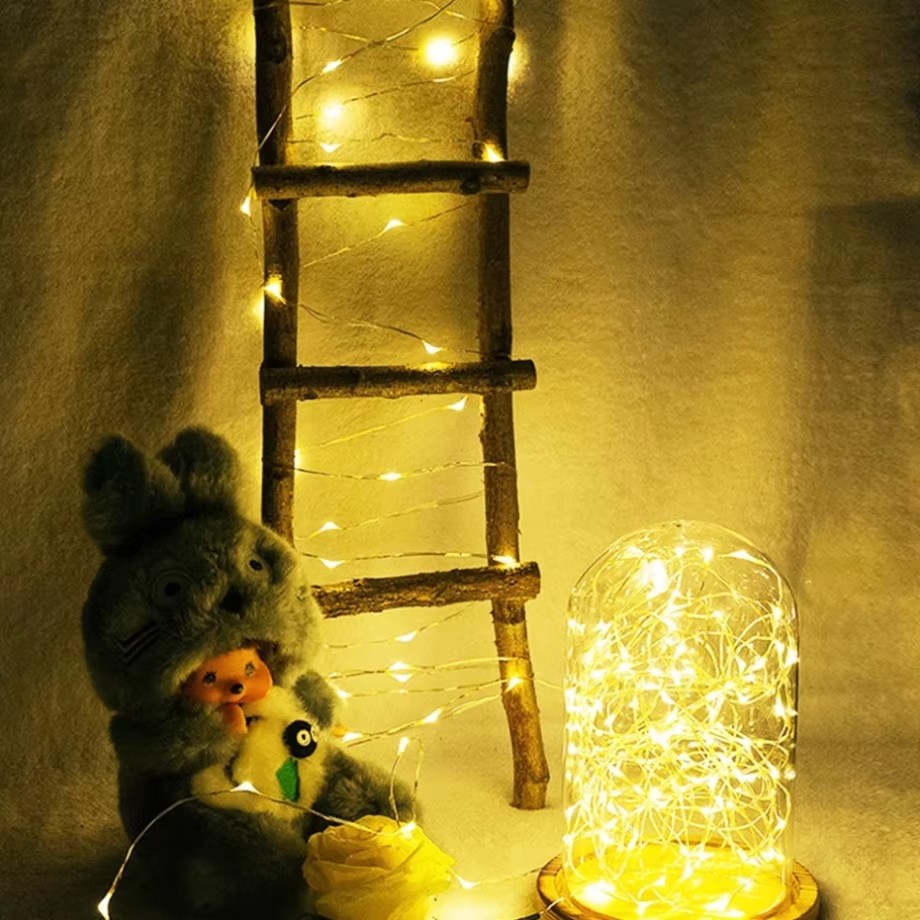 3PCS 5/10/20M Copper Wire LED  - Led Fairy String Lights avaliação e preço