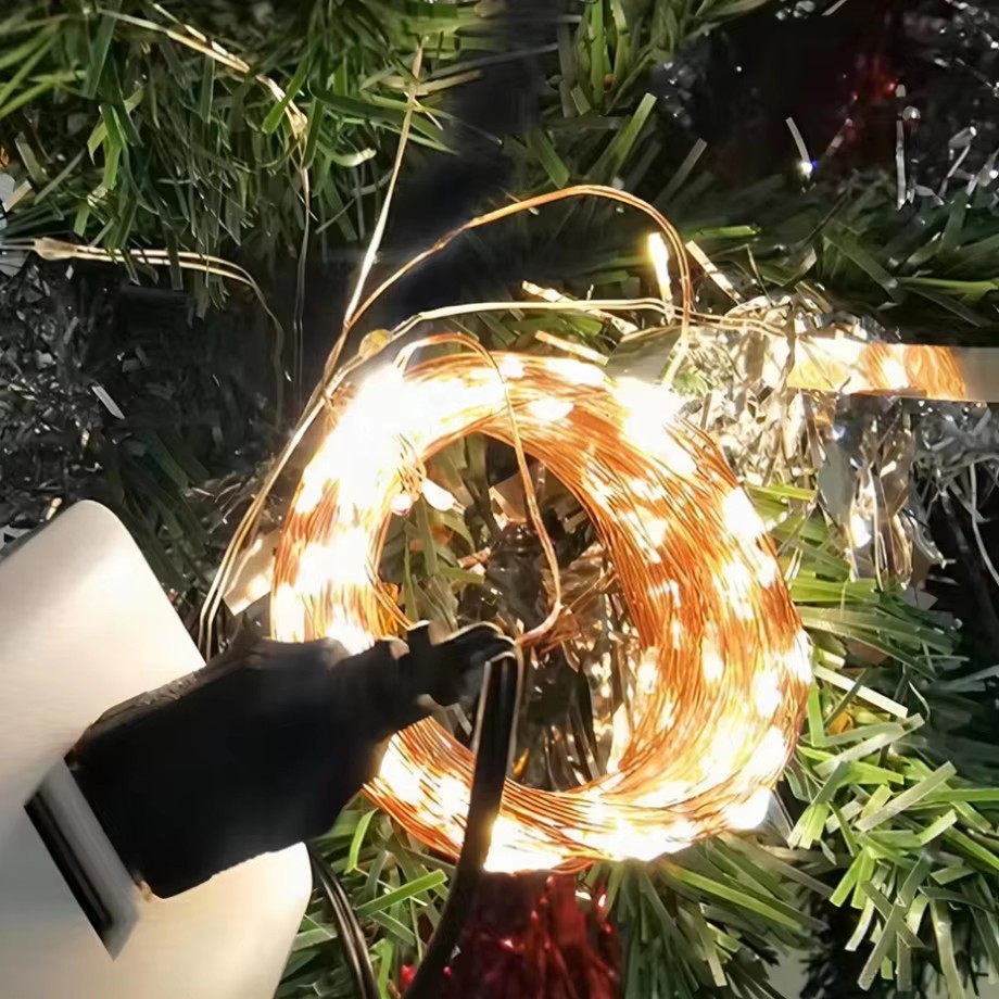 3PCS 5/10/20M Copper Wire LED  - Led Fairy String Lights avaliação e preço