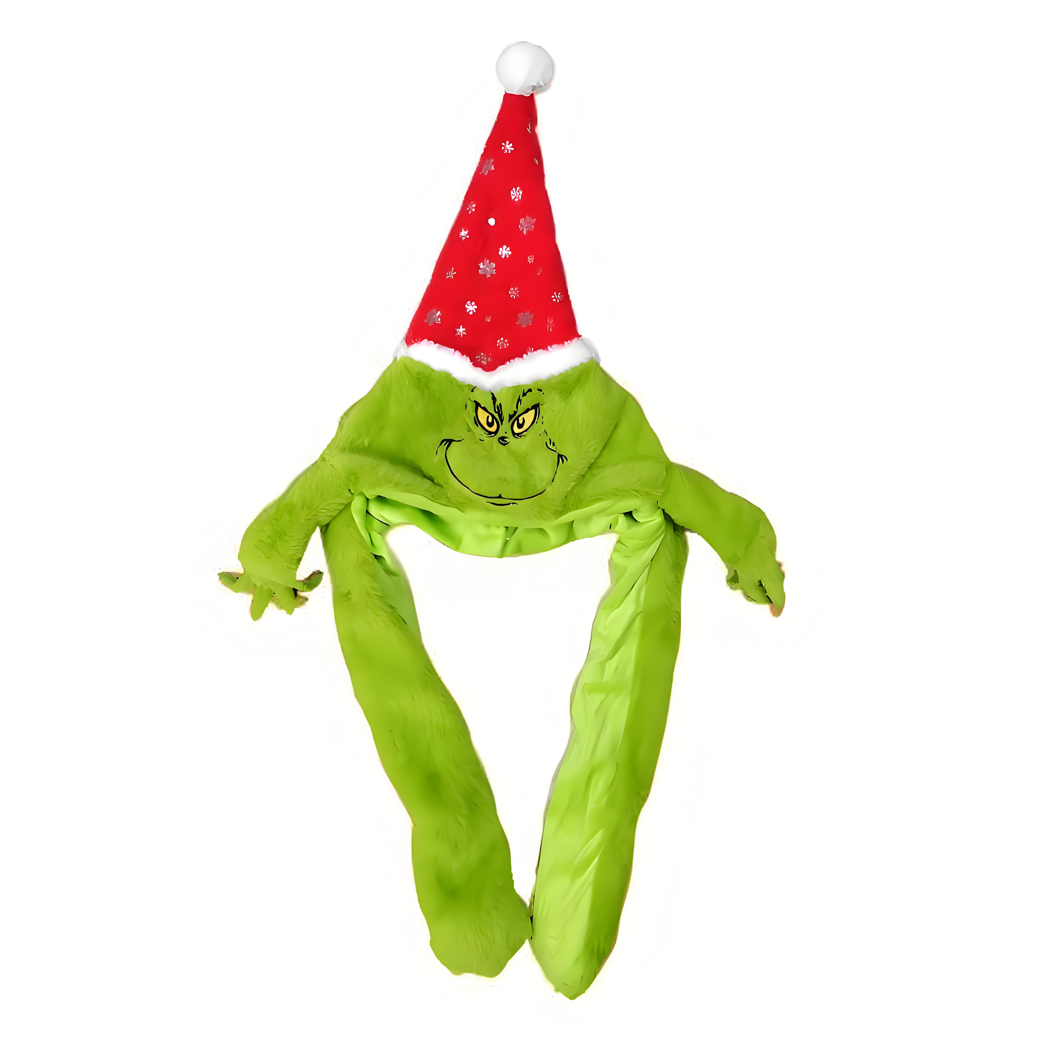 Plush Grincese Hat Cap Scarf C - Santa Hat Plush avaliação e preço