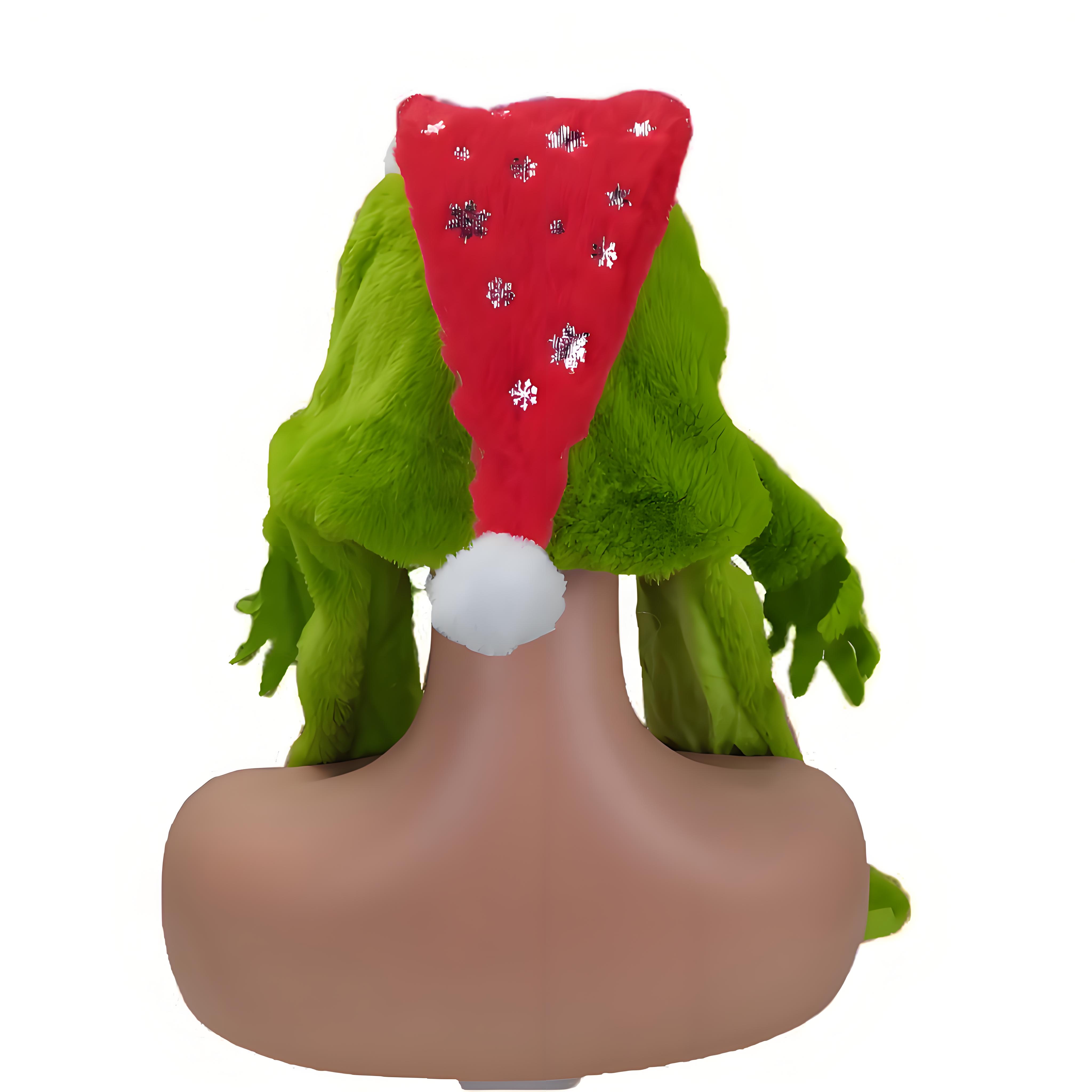 Plush Grincese Hat Cap Scarf C - Santa Hat Plush avaliação e preço
