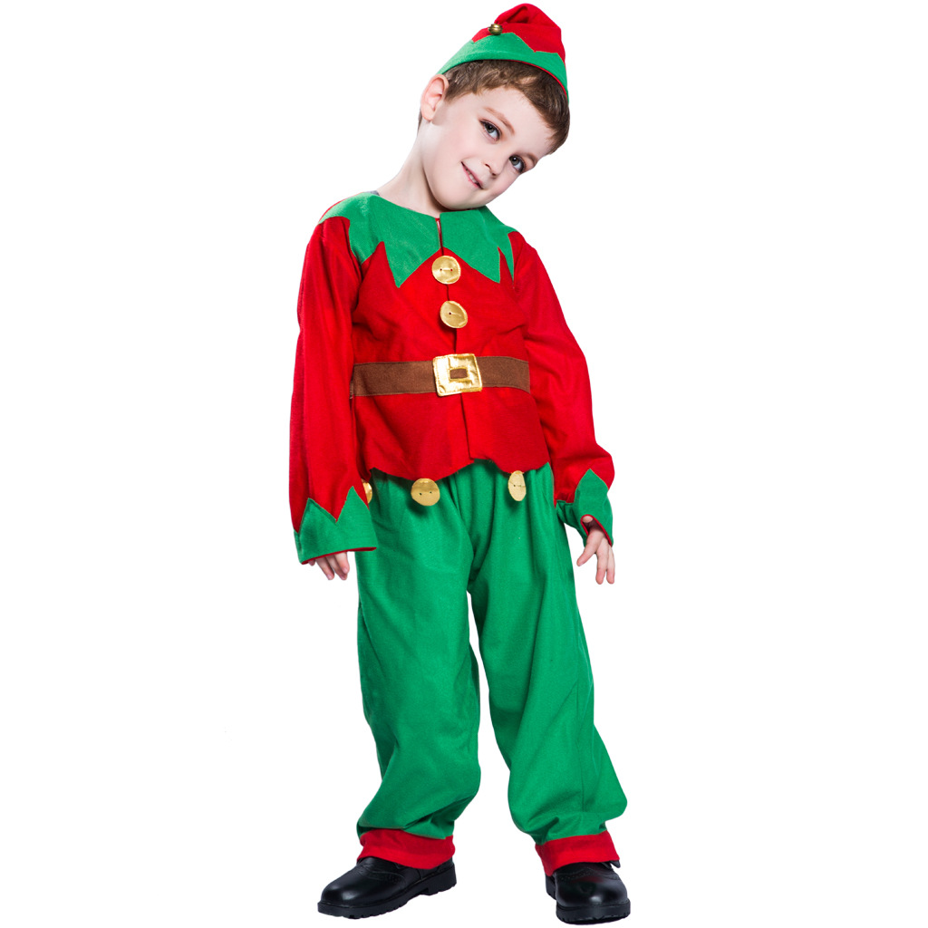 New Cute Kids' Christmas Elf C - Elf Costume Christmas avaliação e preço