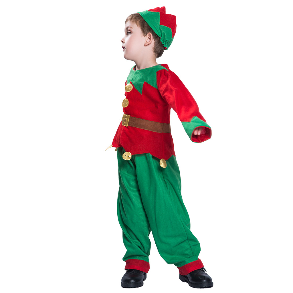 New Cute Kids' Christmas Elf C - Elf Costume Christmas avaliação e preço