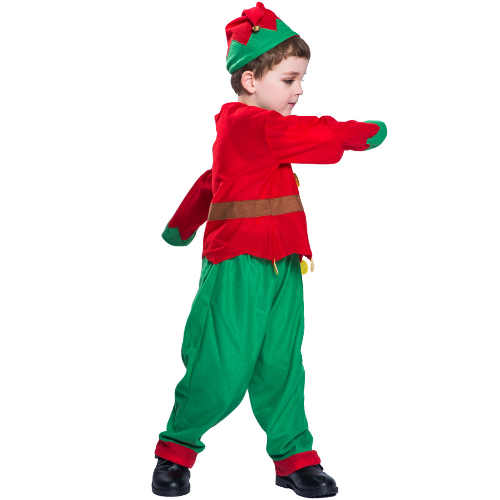 New Cute Kids' Christmas Elf C - Elf Costume Christmas avaliação e preço