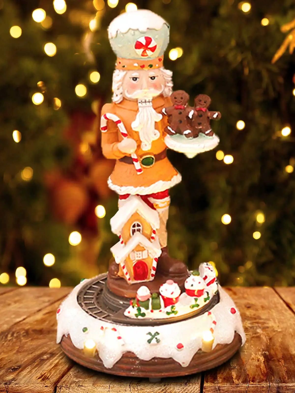 Christmas Gingerbread Nutcrack - Nutcracker Figurine avaliação e preço