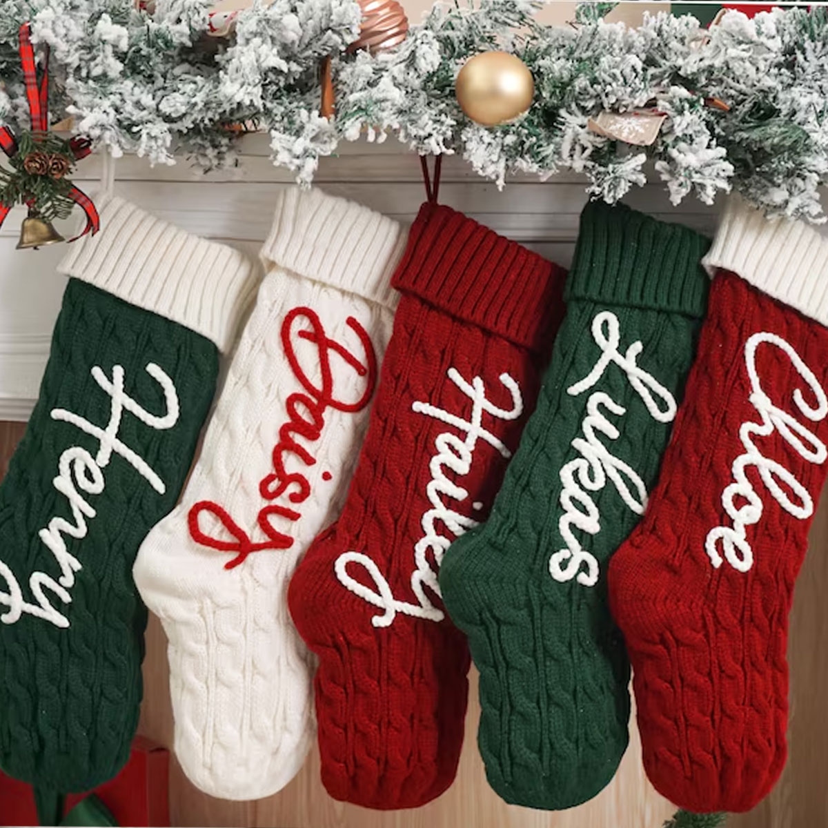 1PC Christmas decorative stock - Christmas Stocking Hanging avaliação e preço