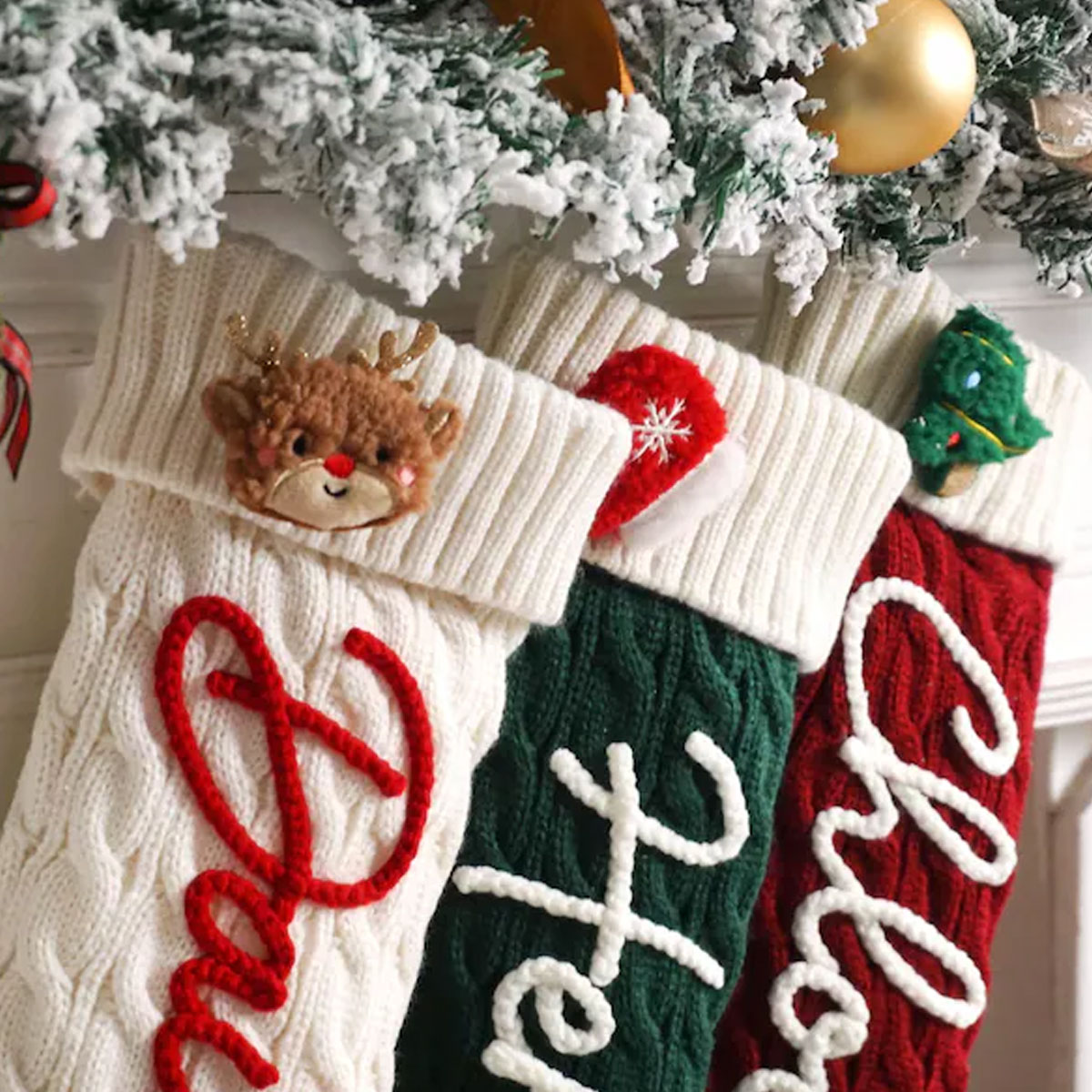 1PC Christmas decorative stock - Christmas Stocking Hanging avaliação e preço