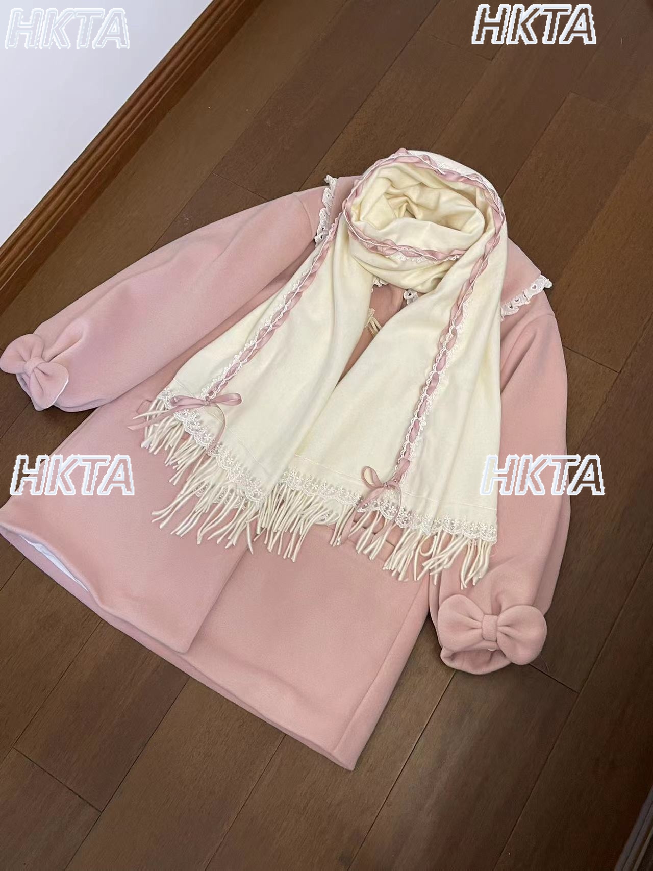 Cute Retro Ribbon Scarves Wome - Ribbon Bow Gift avaliação e preço