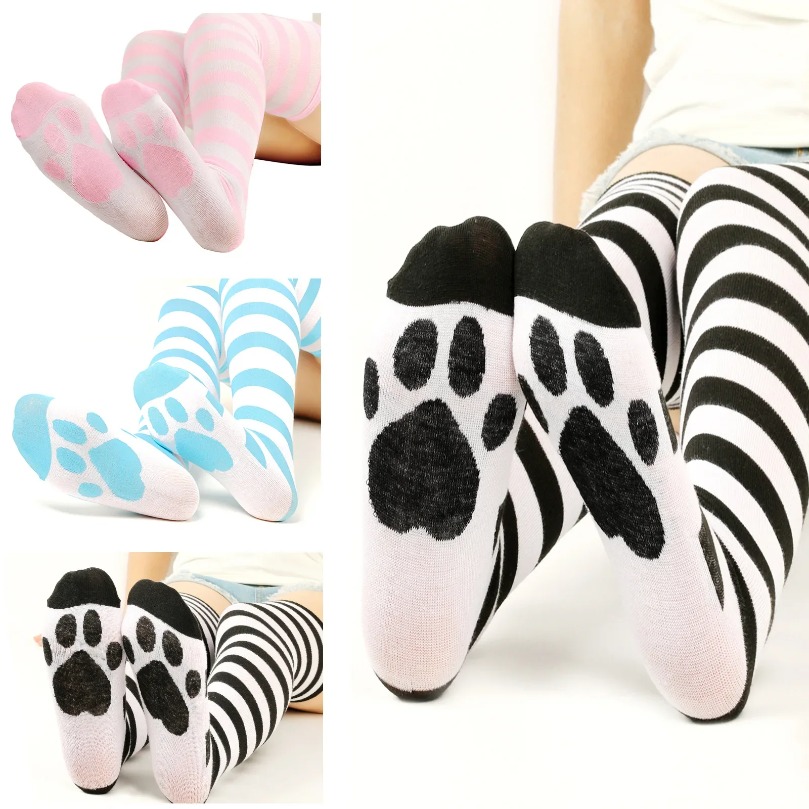 Over Above Knee Socks Womens S - Christmas Stocking Hanging avaliação e preço