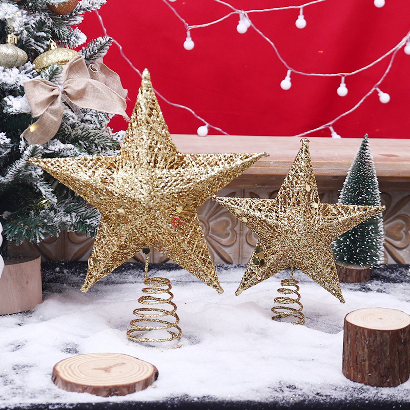 Glitter Christmas Tree Topper  - Star Tree Topper avaliação e preço