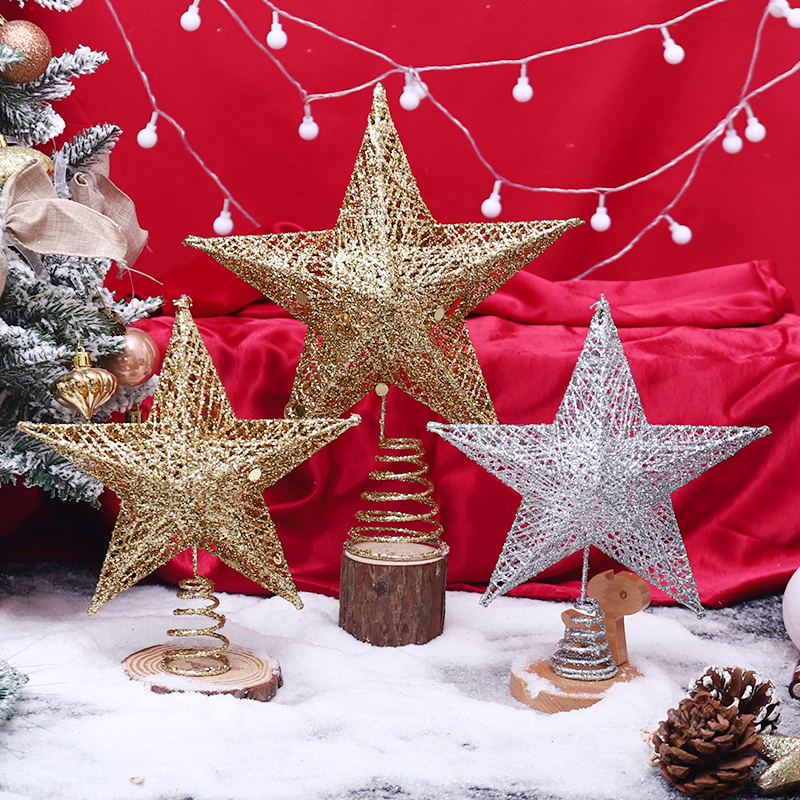 Glitter Christmas Tree Topper  - Star Tree Topper avaliação e preço