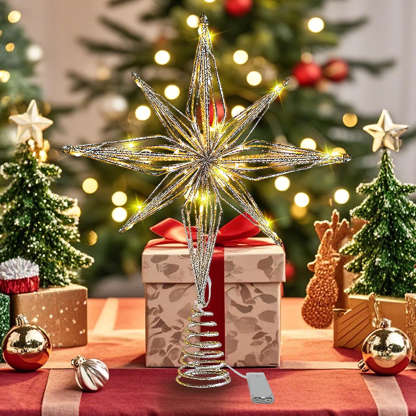 Christmas Tree Topper 3D Star  - Star Tree Topper avaliação e preço