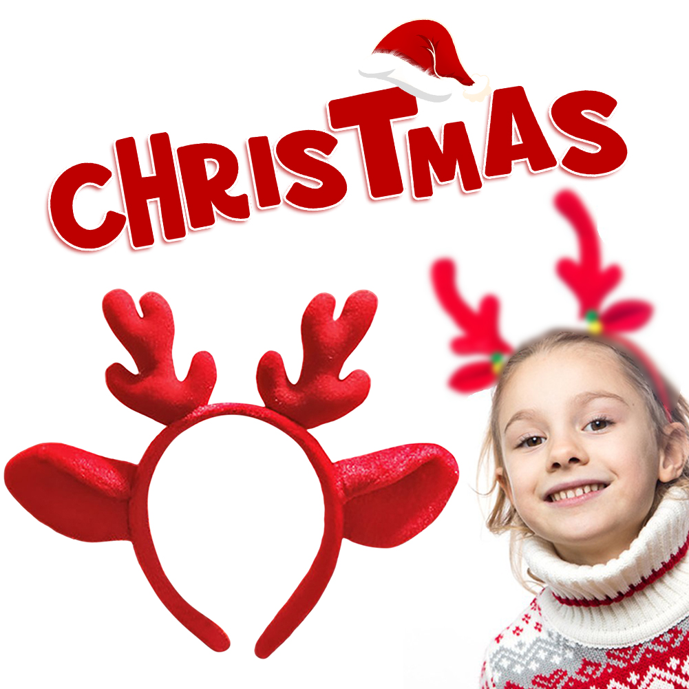 Christmas Headband Reindeer An - Reindeer Antlers Headband avaliação e preço